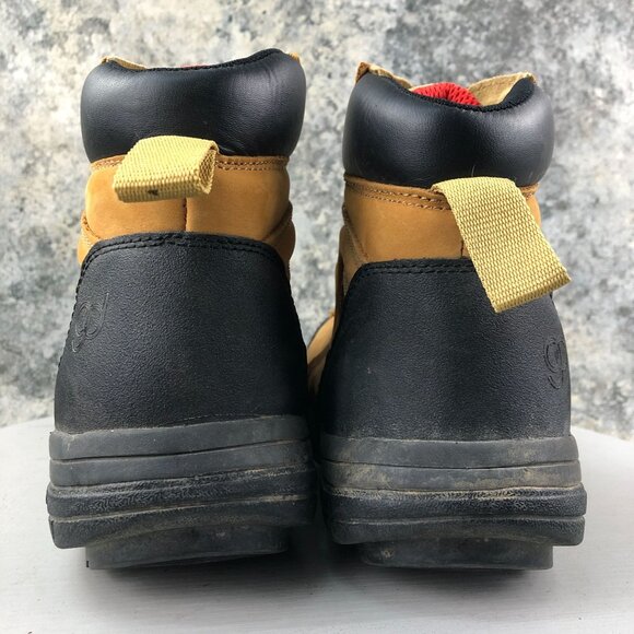 Gravity Defyer Men's Size 11.5 Madik Brown Genuine Leather Lace-Up Work Boots - Picture 12 of 16